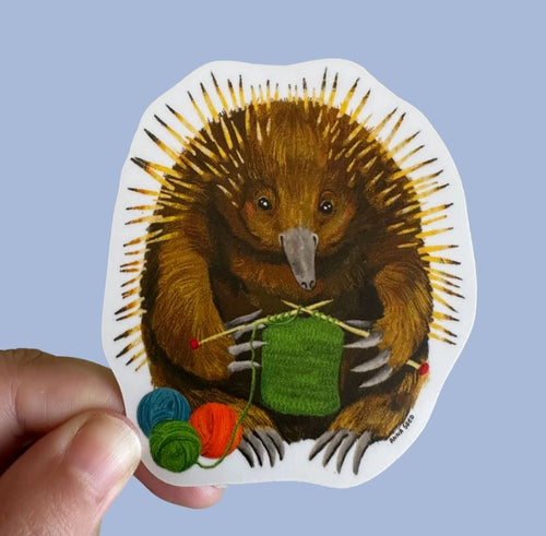Knitting Needles Sticker