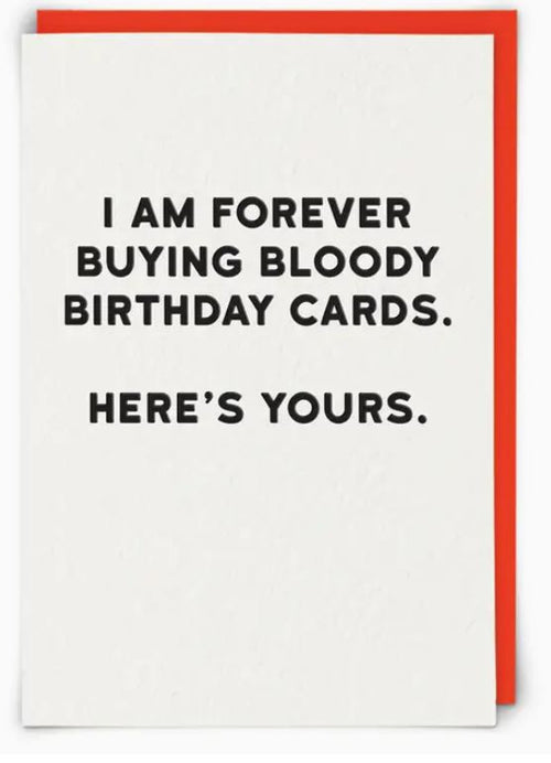 Here's Yours Greeting Card