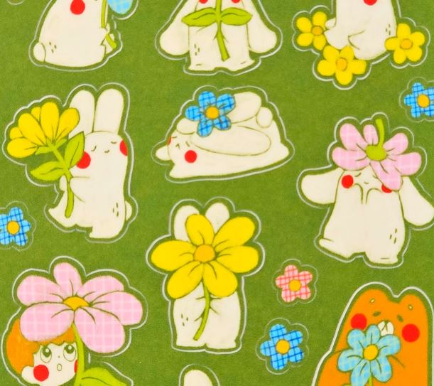 Sticker Sheet - Flower Parade Misu Juju