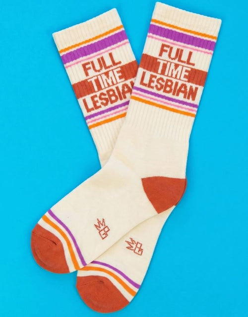 Full Time Lesbian Gym Crew Socks