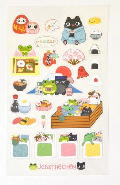 Jess Chen Let's Go to Japan Sticker Sheet