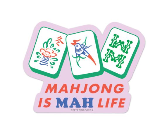 Mah Jong Life Vinyl Single Sticker