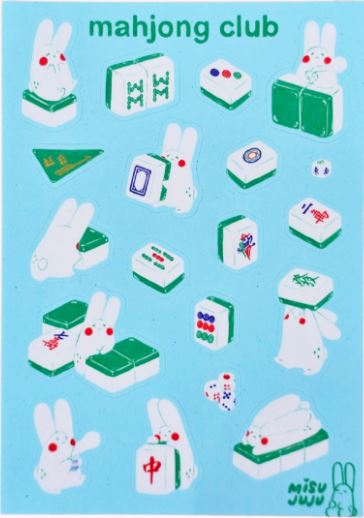 Sticker Sheet - Mahjong Club Misu Juju