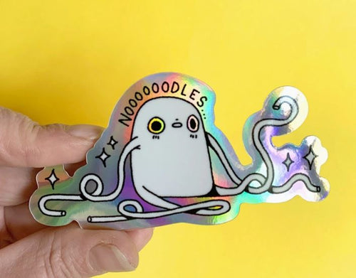 Noodles Holographic Vinyl Sticker