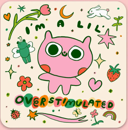Lil Overstimulated Sticker