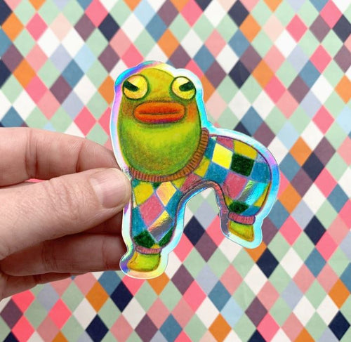 The Finest Pantaloons - Holographic Vinyl Sticker