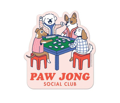Paw Jong Vinyl Single Sticker