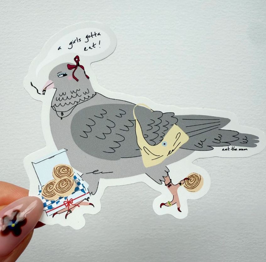 Pigeon - Gloss Sticker