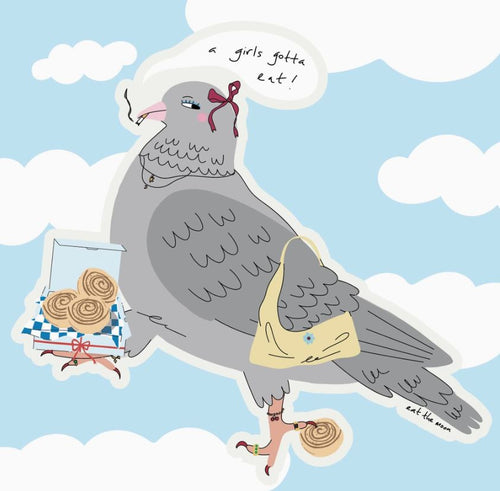 Pigeon - Gloss Sticker