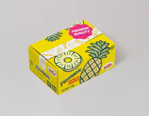 Japanese Mini Sticker Box Pineapple