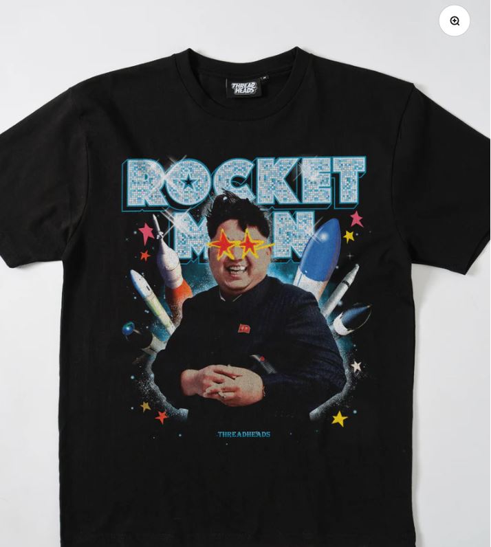 Rocket Man T-Shirt Black LGE