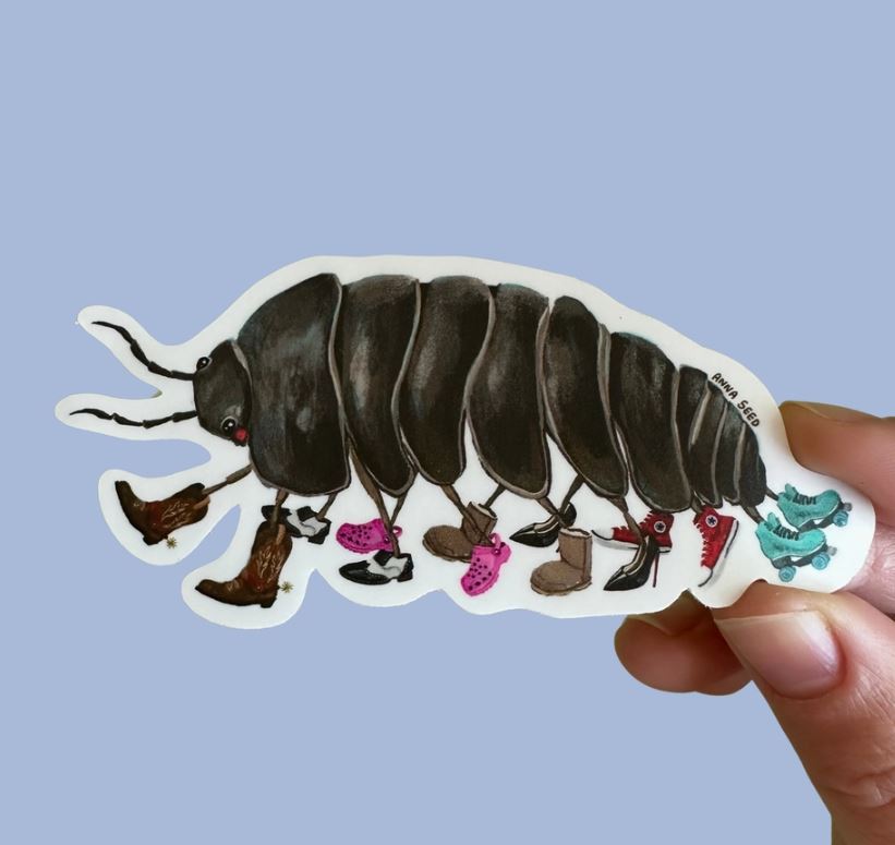 Roland the Roly Poly Sticker