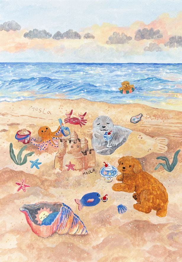 Sandy Beach by Mosla