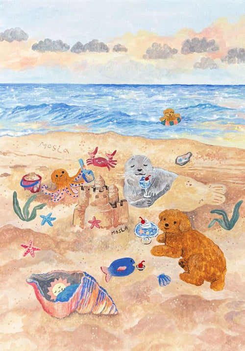Sandy Beach by Mosla