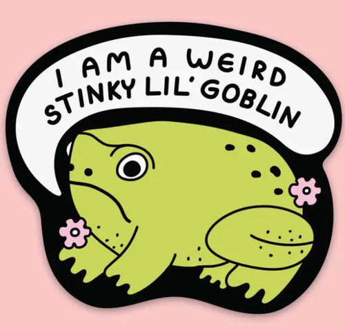 weird Stinky Goblin Sticker