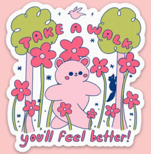 Take A Walk Sticker