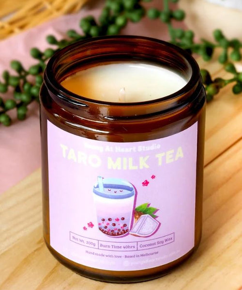Young at Heart Candle - Taro Milk Tea