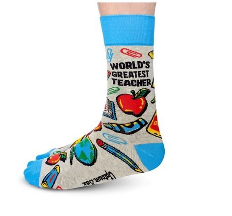 World's Greatest Teacher Socks
