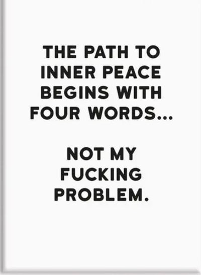 Inner Peace Fridge Magnet