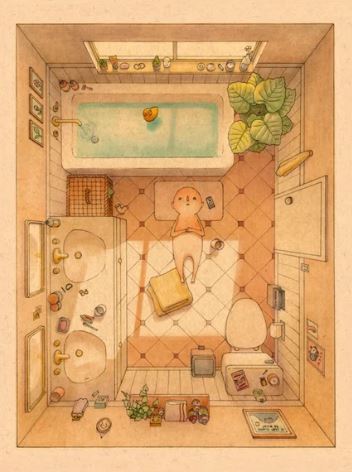 Waiting for the Tub to Fill by Felicia Chiao