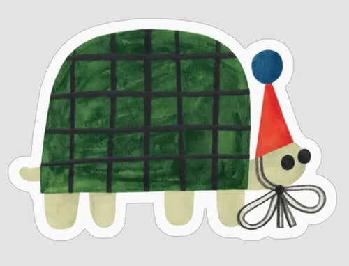 Party Turtle Sticker