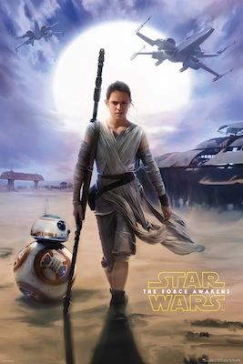 Star Wars - The Force Awakens - Rey Large - Regular Posters
