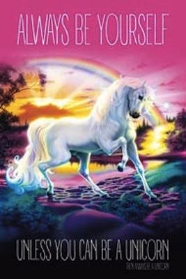 Unicorn - Always Be Yourself Large - Regular Posters