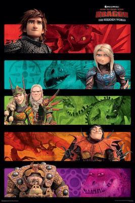How To Train Your Dragon 3 - Panels Large - Regular Posters