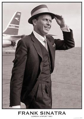 Frank Sinatra - London Airport 1961 Large - Regular Posters