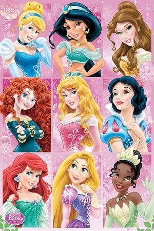 Disney Princess – Blue Dog Posters