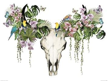 Summer Thornton (Tropical Skull) Large - Decor Series