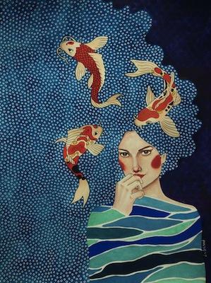 Those lonely eyes - Hulya Ozdemir Small - Featured Artists