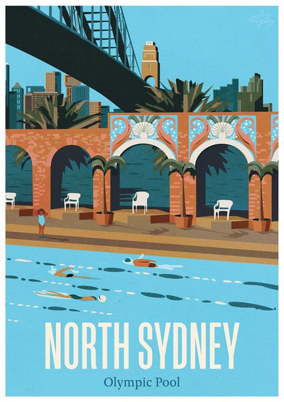 North Sydney Olympic Pool - Liza Murphy Small - Featured Artists