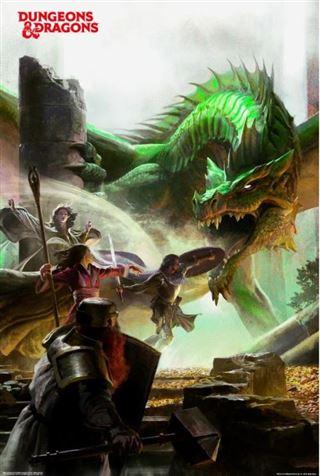 Dungeons & Dragons - Attack Large - Regular Posters