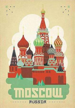 Moscow Large - Travel Prints