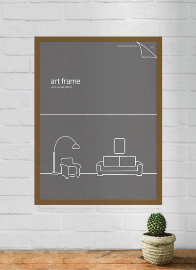 Classic Frame 60x80cm Rustic Oak Large Frames