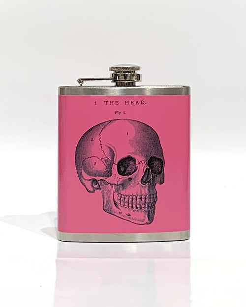 Hip Flask - Pink Skull Flasks