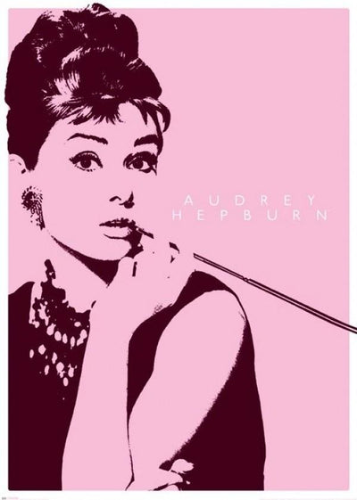 Audrey Hepburn Cigarello Huge - Giant Posters