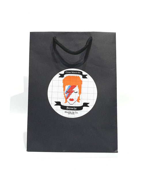 Hustle and Co. Cross Stitch - Bowie Cool Gifts