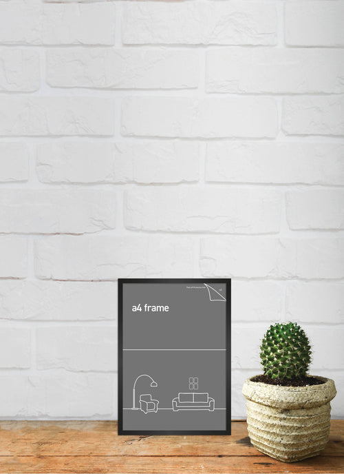 Classic Frame A4 Black Small Frames