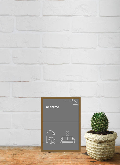 Classic Frame A4 Walnut Small Frames