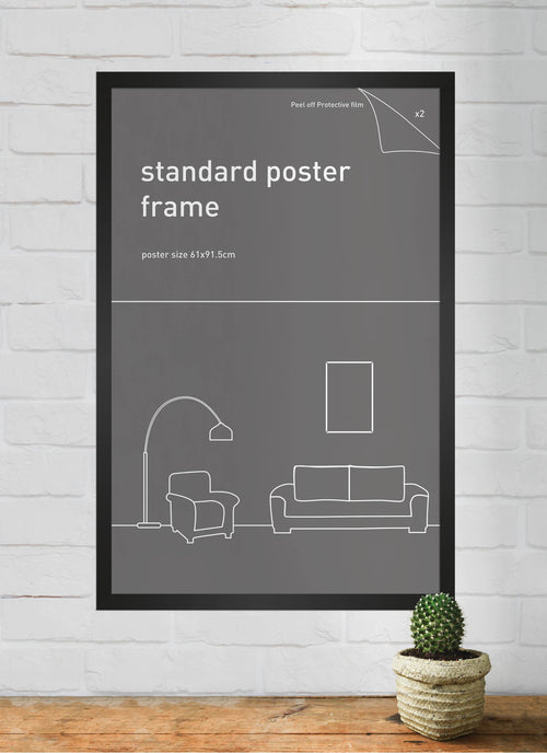Classic Frame 61x91.5cm Black Large Frames