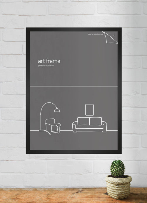Classic Frame 60x80cm Black Large Frames