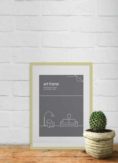 Deluxe Frame A3 Gold (double mat board) Small Frames