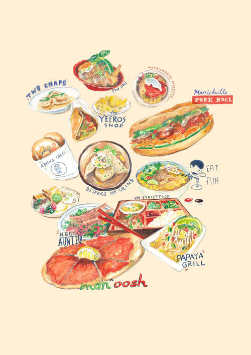 Marrickville Eats by Amy Blue Small - Featured Artists