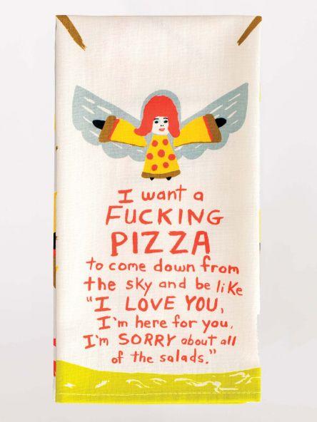 Fucking Pizza Dish Towel Tea Towels