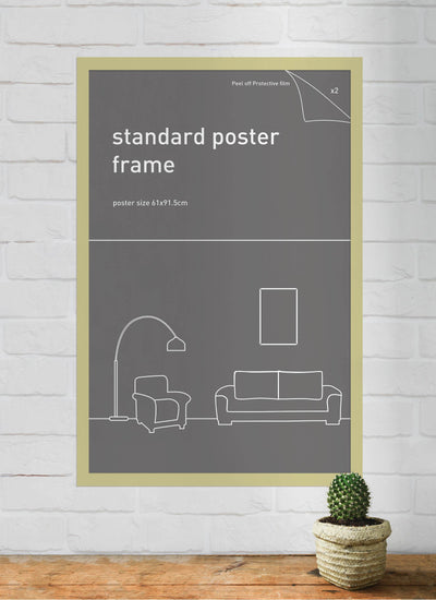 Classic Frame 61x91.5cm Gold Large Frames